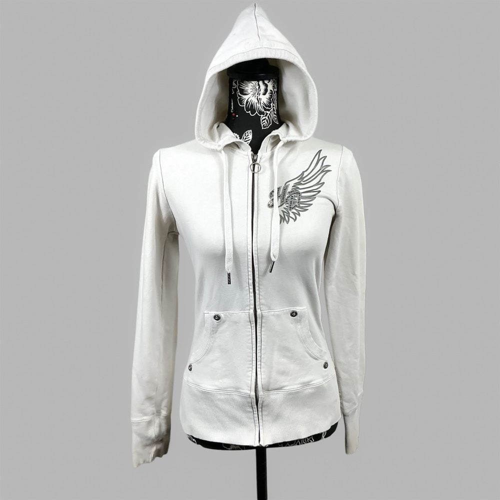 Vintage Harley Davidson Zip Up Hoodie